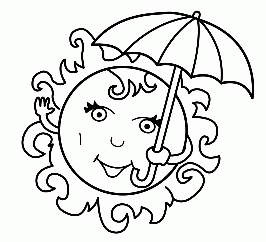 free printable summer coloring pages