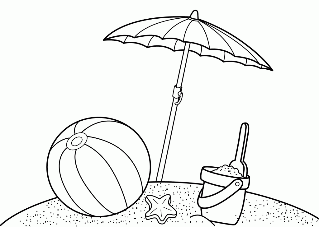 printable summer coloring pages