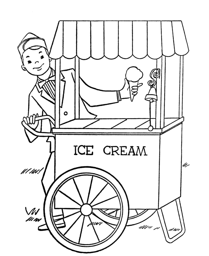 summertime coloring pages