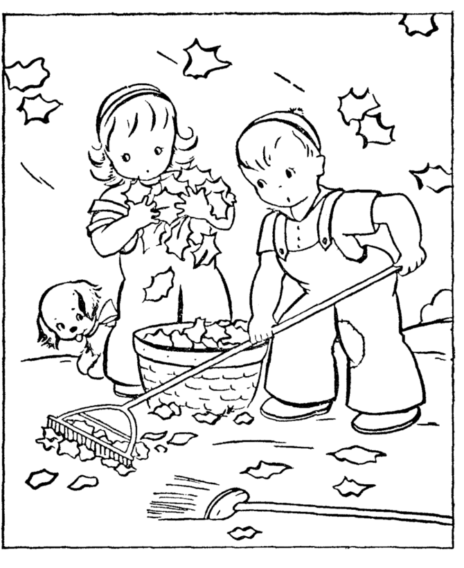 Free Printable Fall Coloring Pages for Kids - Best  