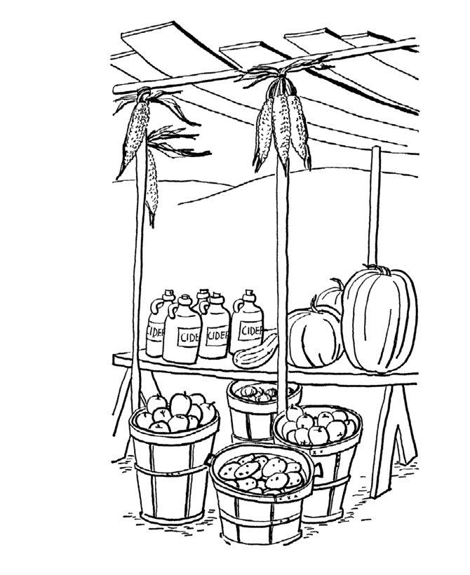 fall coloring pages