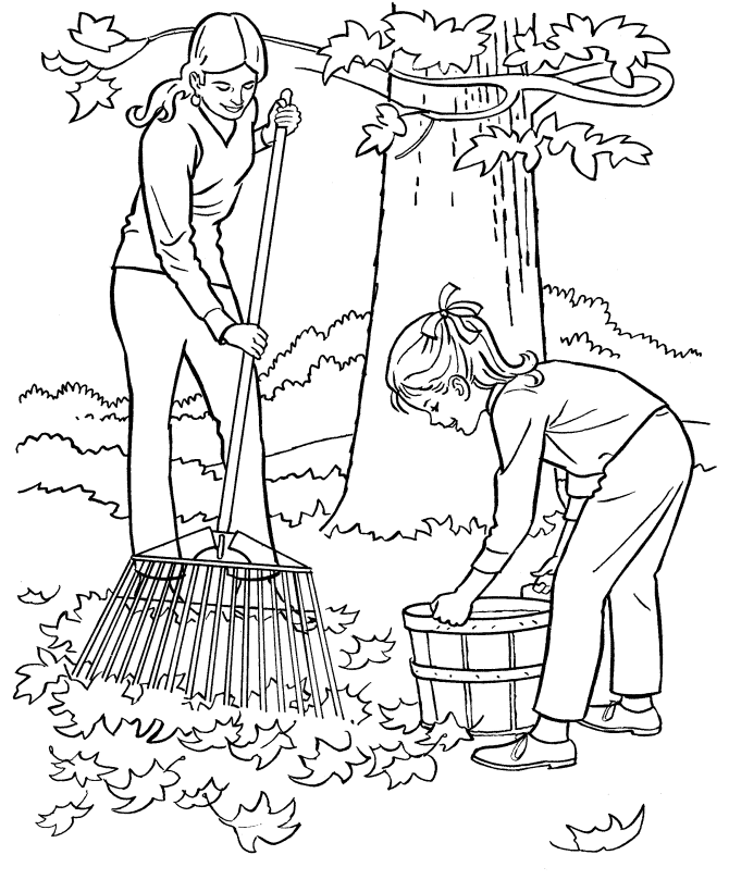 fall coloring pages