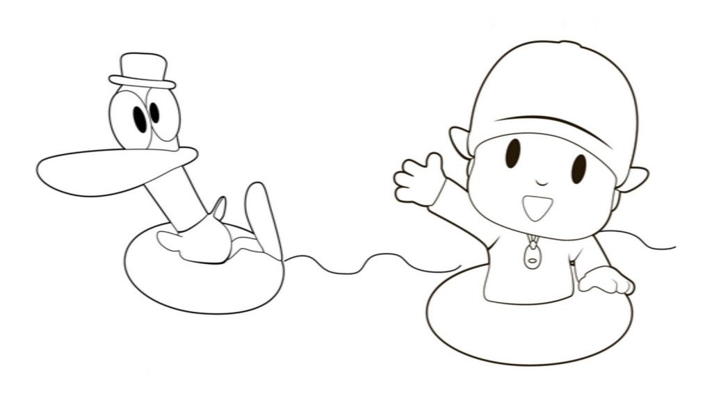 dibujos para colorear pocoyo