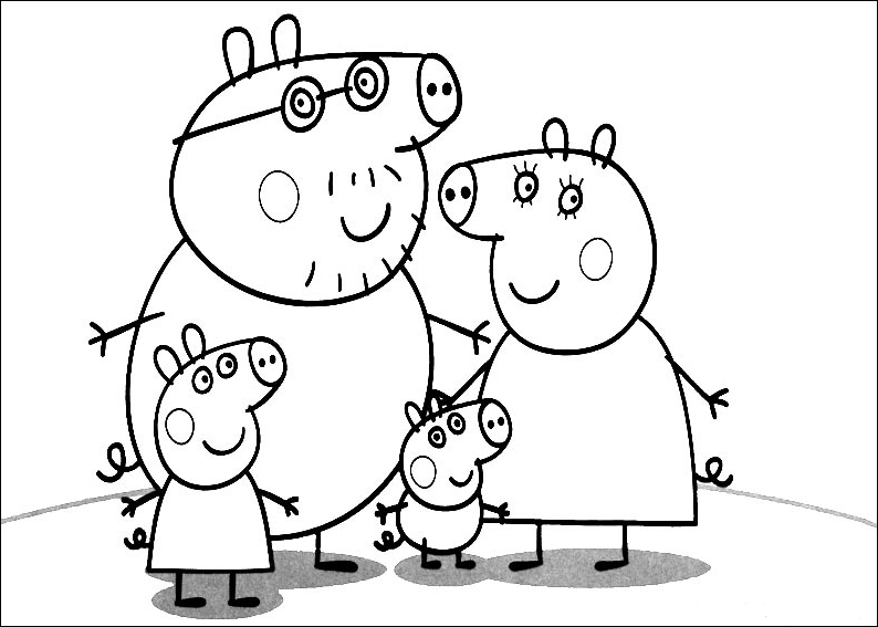 Peppa Pig Para Colorear - Best Coloring Pages For Kids