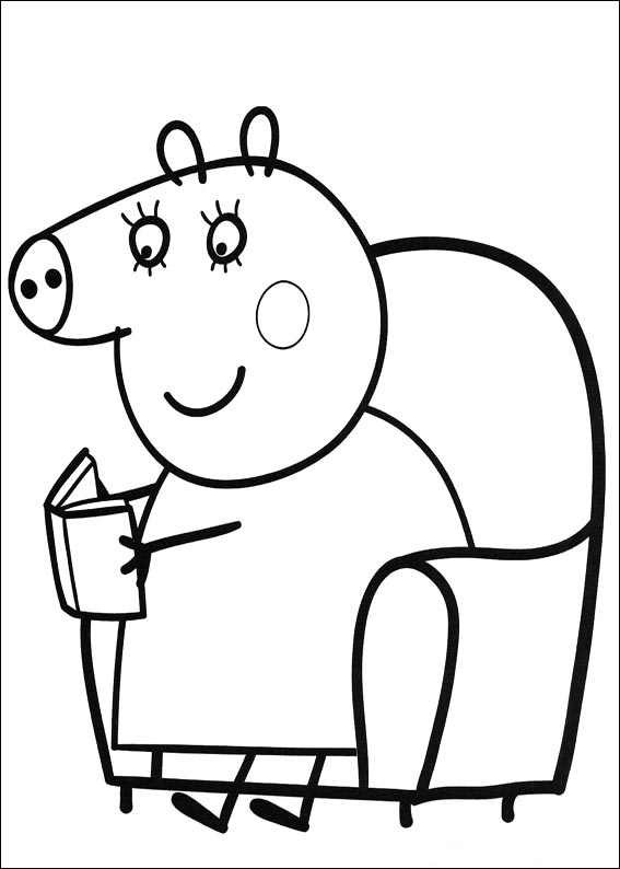 peppa pig coloring