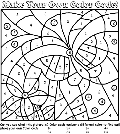 Color By Number Nature Make Your Own Code