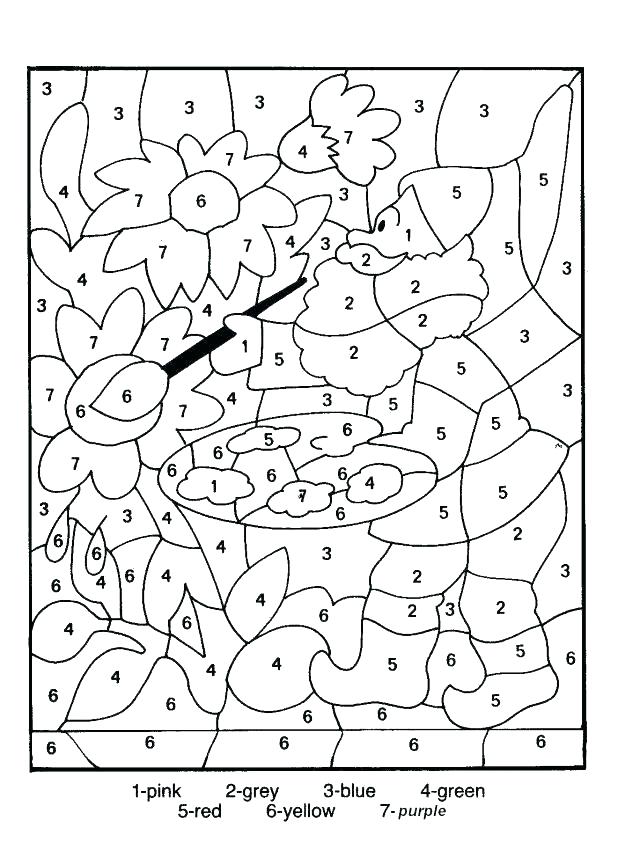 Free Printable Color by Number Coloring Pages - Best Coloring Pages For ...