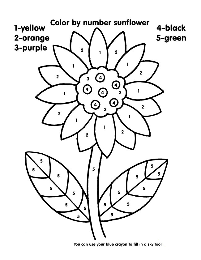 free printable colornumber coloring pages  best