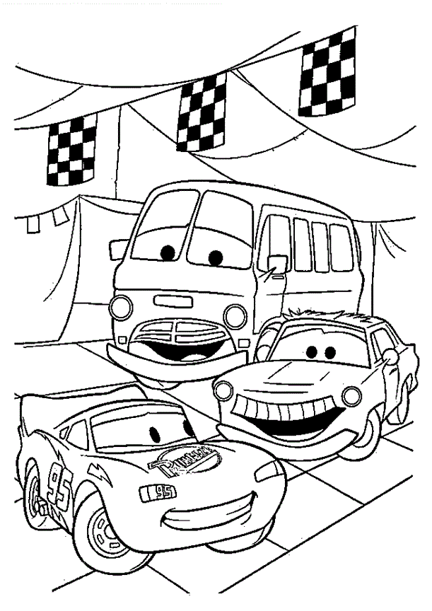 Download 307+ Mc Queen And Lizzie Coloring Pages PNG PDF File