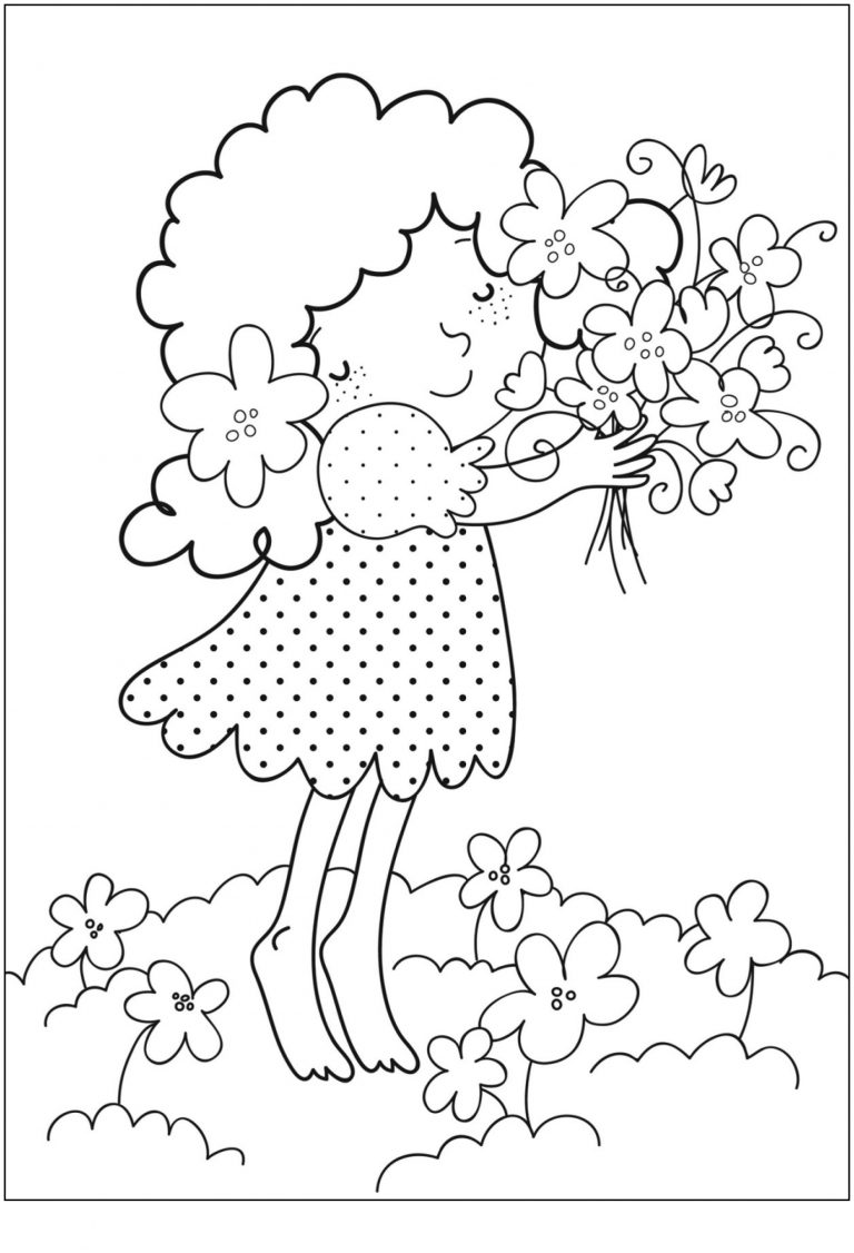 Free Printable Flower Coloring Pages For Kids - Best Coloring Pages For ...