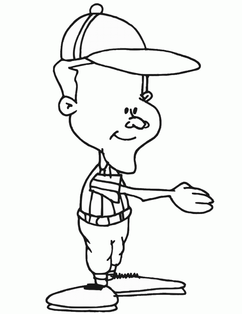 football coloring pages referee