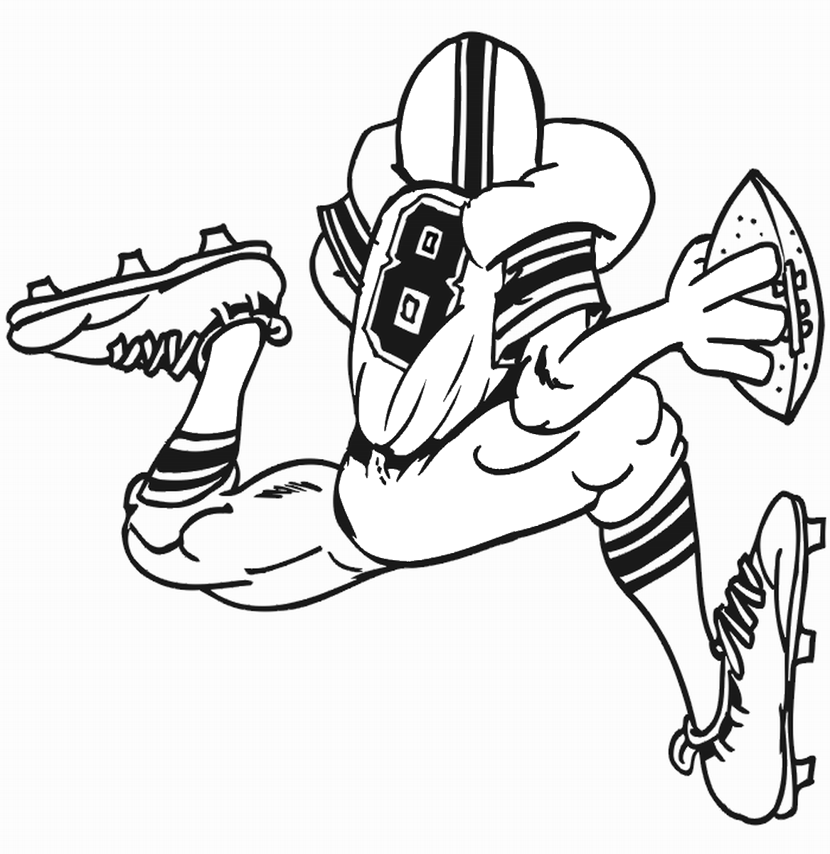 free football coloring