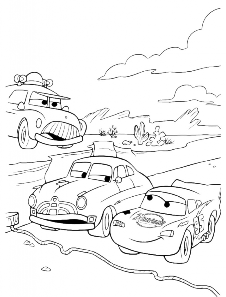 Free Printable Lightning McQueen Coloring Pages for Kids - Best