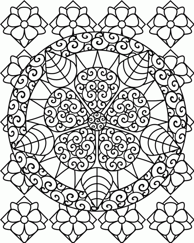 Hard Coloring Pages for Adults - Best Coloring Pages For Kids