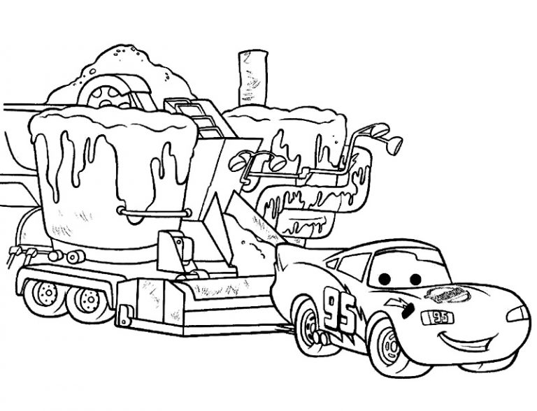Free Printable Lightning McQueen Coloring Pages for Kids - Best ...