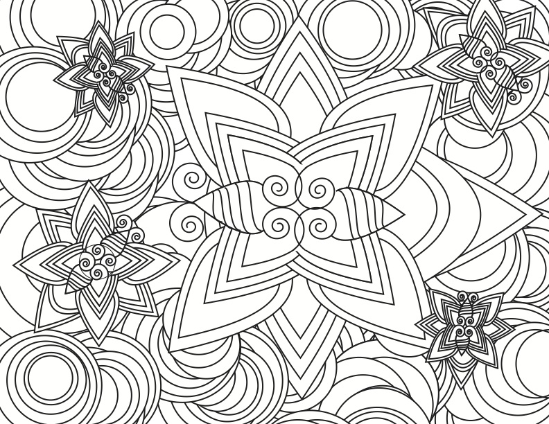 Hard Coloring Pages for Adults - Best Coloring Pages For Kids