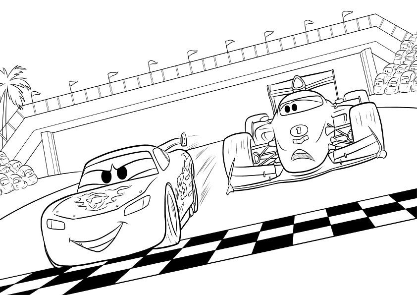 Free Printable Lightning McQueen Coloring Pages For Kids Best 