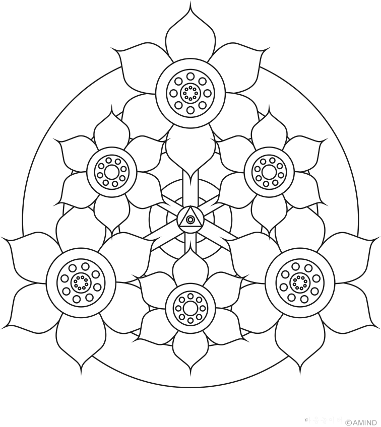 11 Relaxing Mandala Coloring Pages