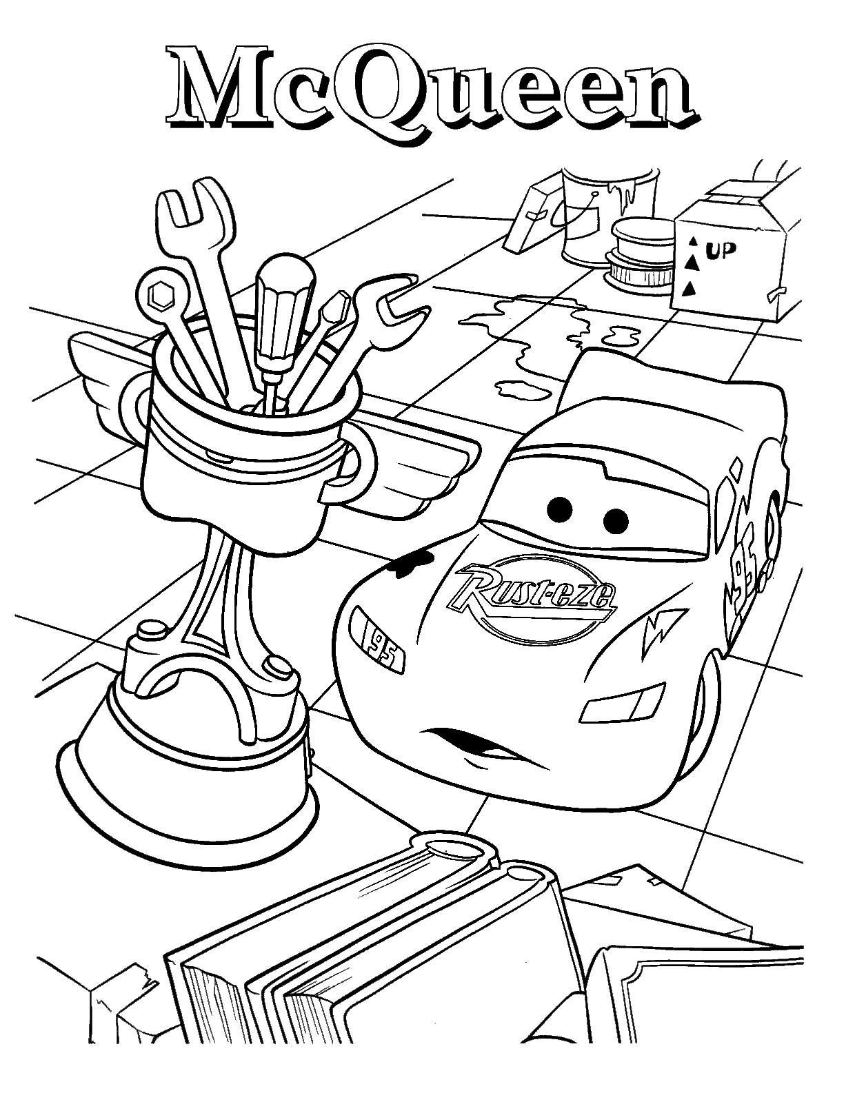 Free Printable Lightning McQueen Coloring Pages For Kids Best Coloring Pages For Kids