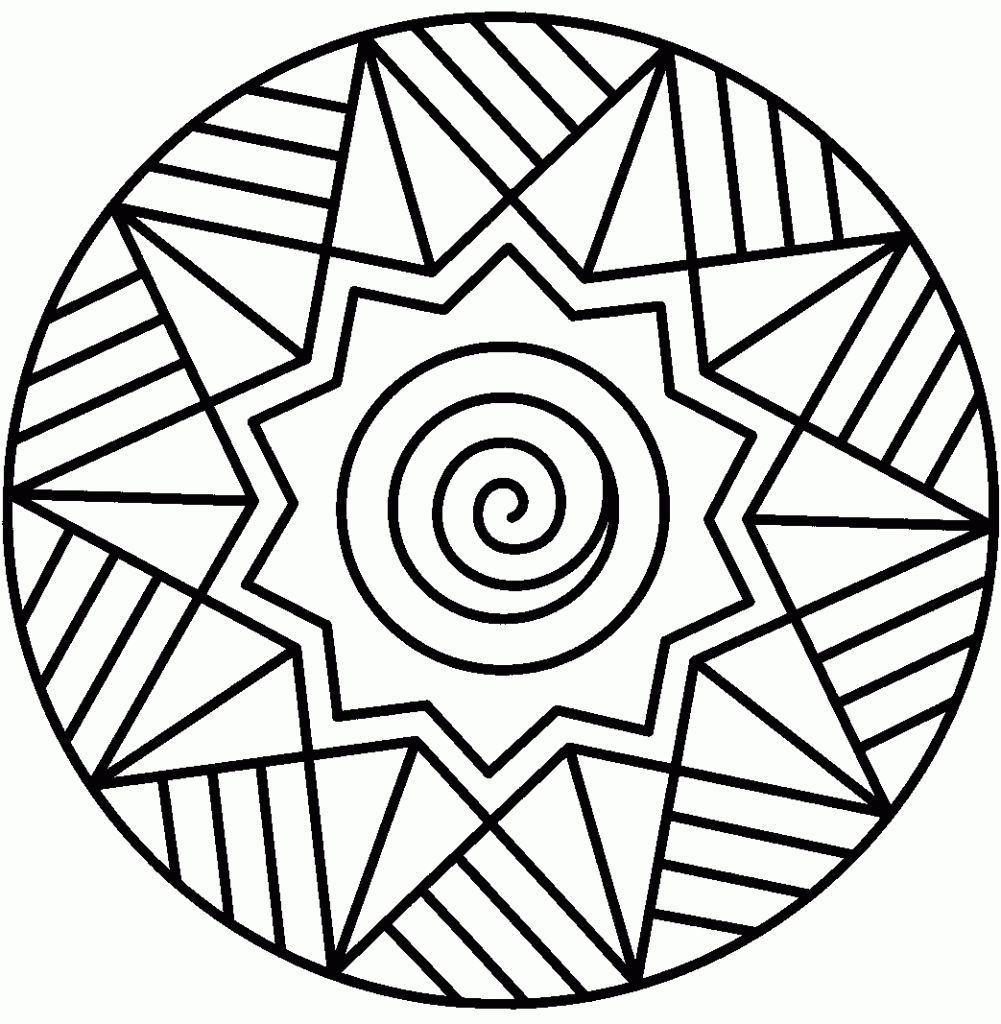 free printable mandalas kids