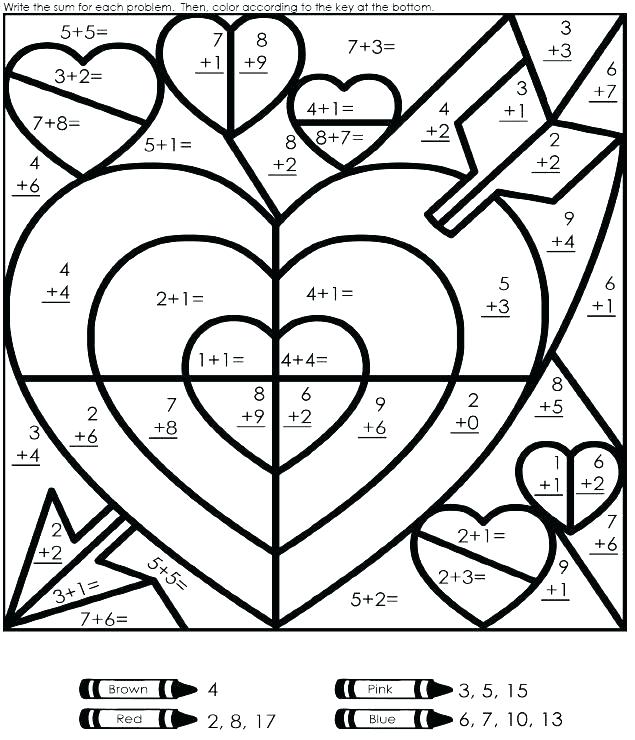 math-worksheets-coloring-by-number-coloring-pages