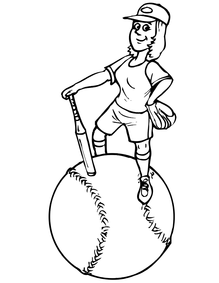 Free Printable Baseball Coloring Pages for Kids - Best Coloring Pages