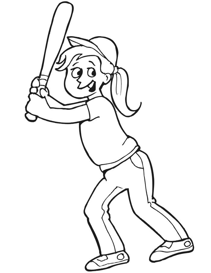 Free Printable Baseball Coloring Pages for Kids - Best ...