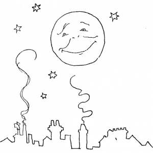 Free Printable Moon Coloring Pages for Kids - Best Coloring Pages For Kids