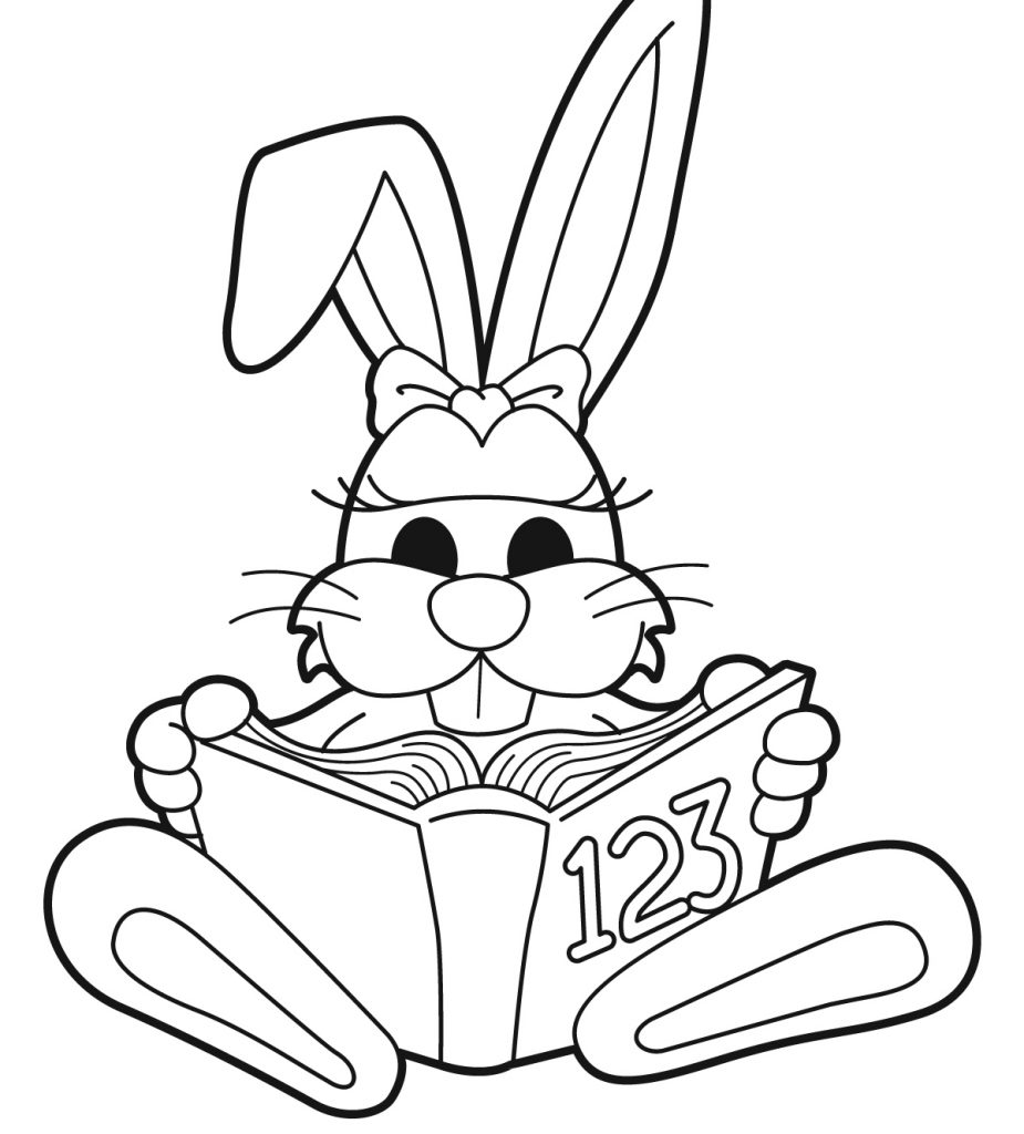 math-coloring-pages-bunny
