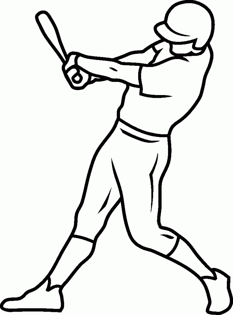 Download Free Printable Baseball Coloring Pages for Kids - Best Coloring Pages For Kids