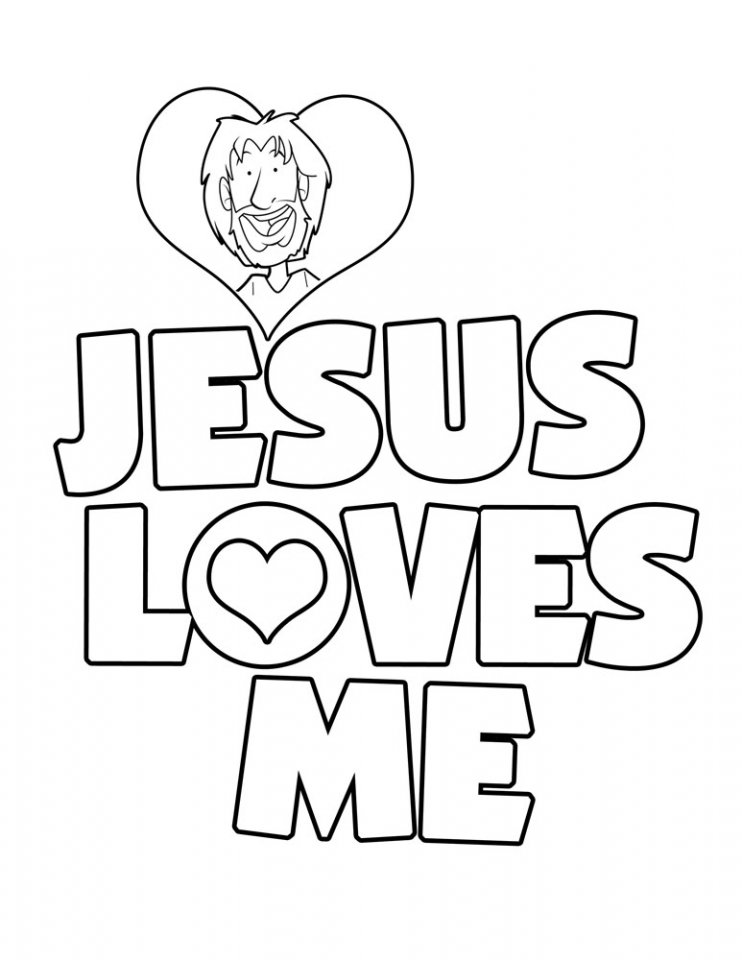 Jesus Loves The Little Children (Coloring Book)