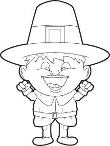 Free Printable Pilgrim Coloring Pages for Kids - Best Coloring Pages