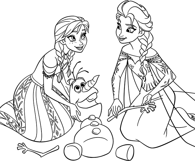 Free Printable Frozen Coloring Pages for Kids  Best Coloring Pages For Kids