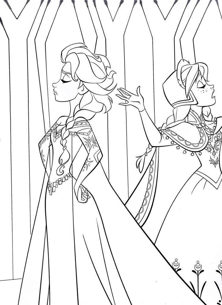 frozen-coloring-pages