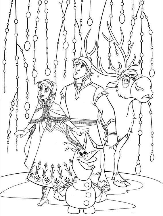 Frozen Coloring Page Free Printable - Kids Activities Blog