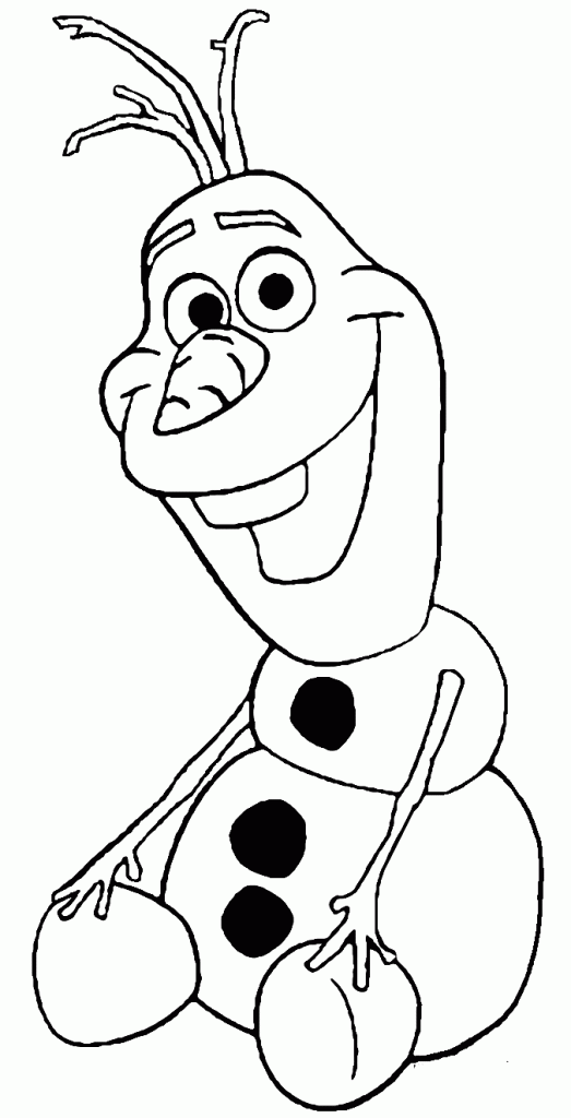 olaf-frozen-coloring-page