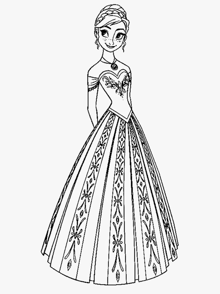 Download Free Printable Frozen Coloring Pages for Kids - Best ...