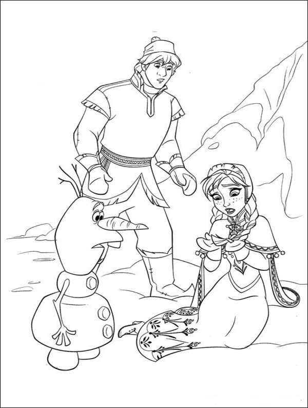 Free Printable Frozen Coloring Pages for Kids - Best Coloring