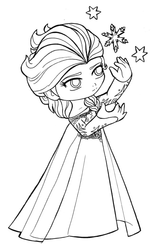 Free Printable Elsa Coloring Pages for Kids - Best Coloring Pages