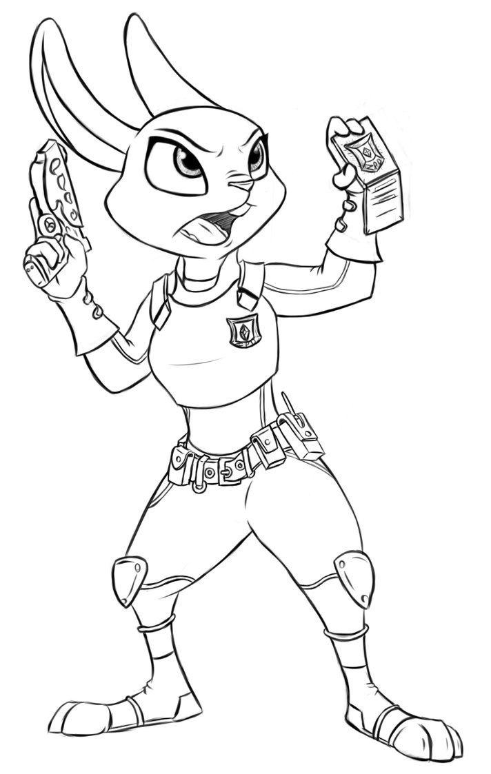 Zootopia Coloring Pages - Best Coloring Pages For Kids