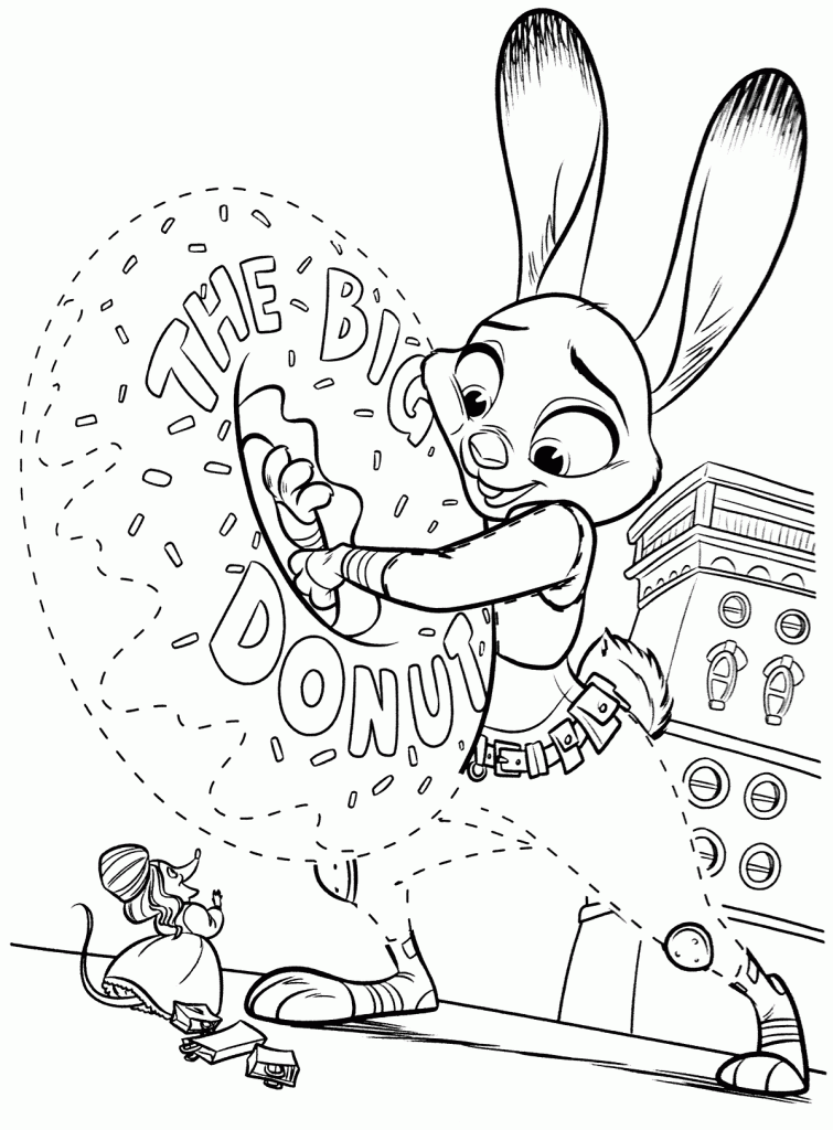 Download Zootopia Coloring Pages - Best Coloring Pages For Kids