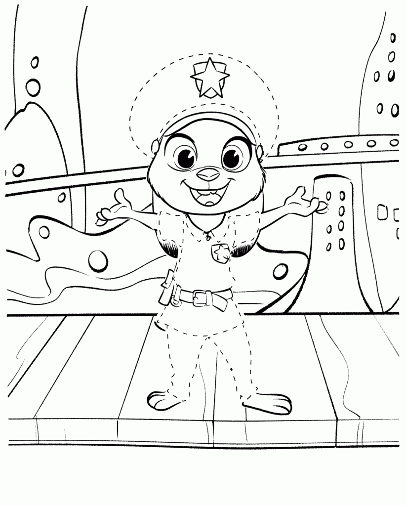 Download Zootopia Coloring Pages