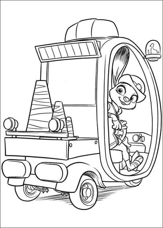 Download Zootopia Coloring Pages - Best Coloring Pages For Kids