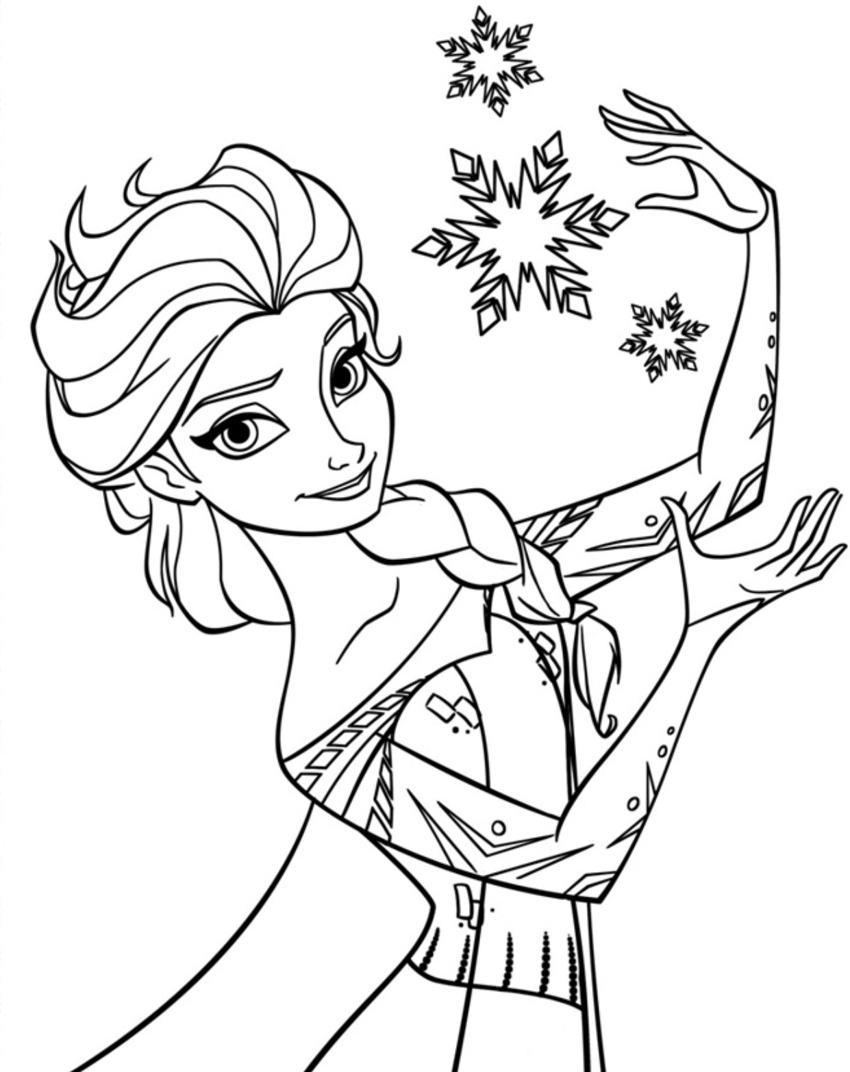 Free Printable Elsa Coloring Pages for Kids   Best Coloring Pages ...