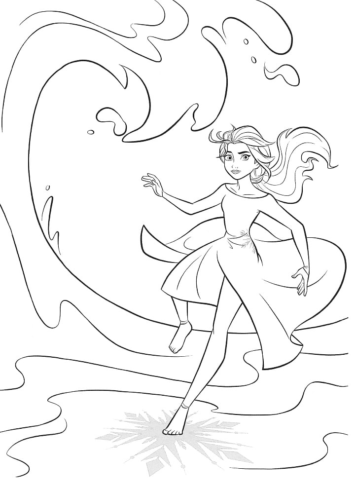 Elsa Coloring Pages