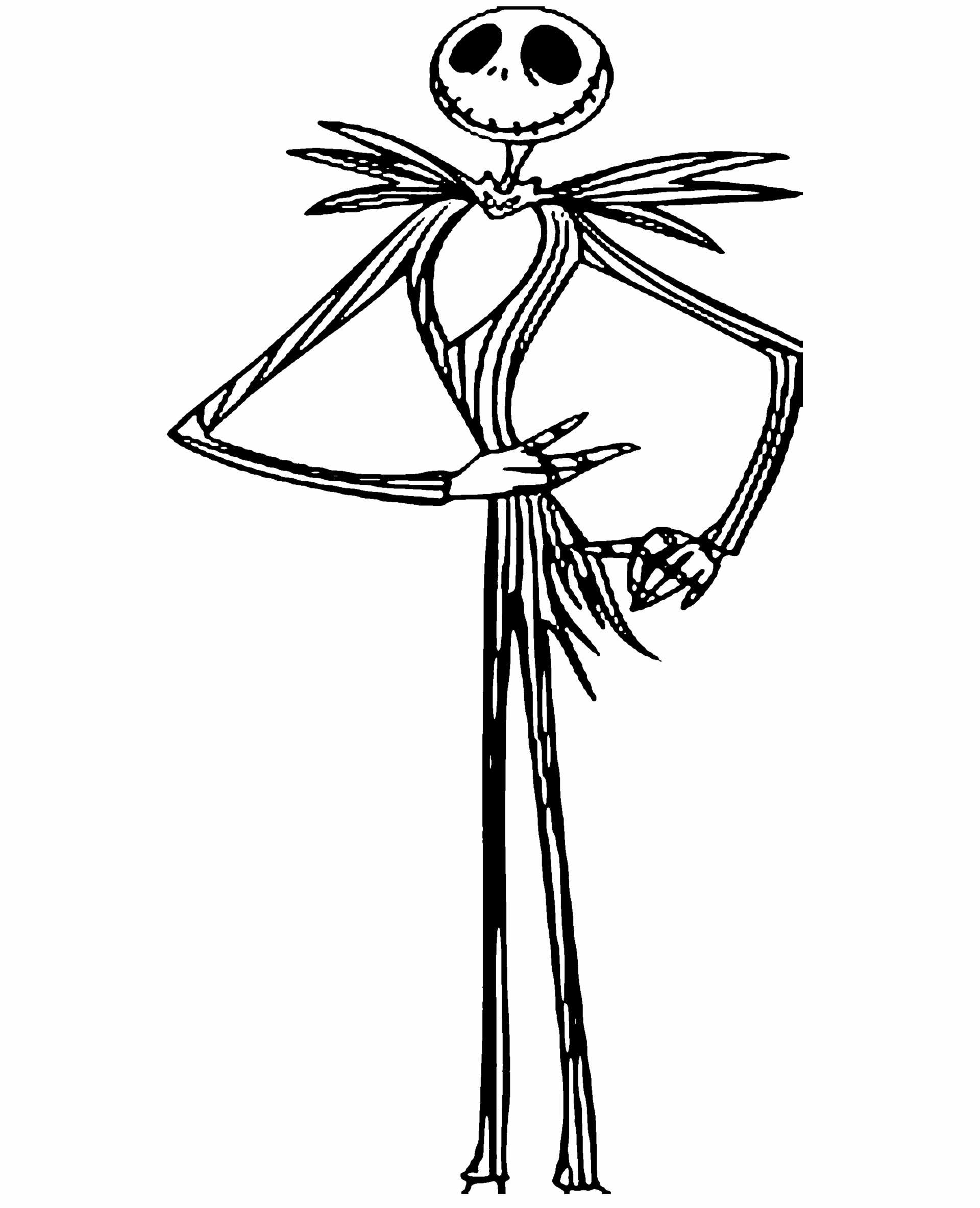 zero nightmare before christmas coloring pages