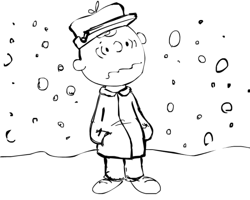 Free Printable Charlie Brown Christmas Coloring Pages