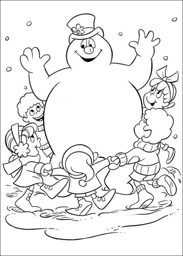 Free Printable Frosty the Snowman Coloring Pages - Best Coloring Pages