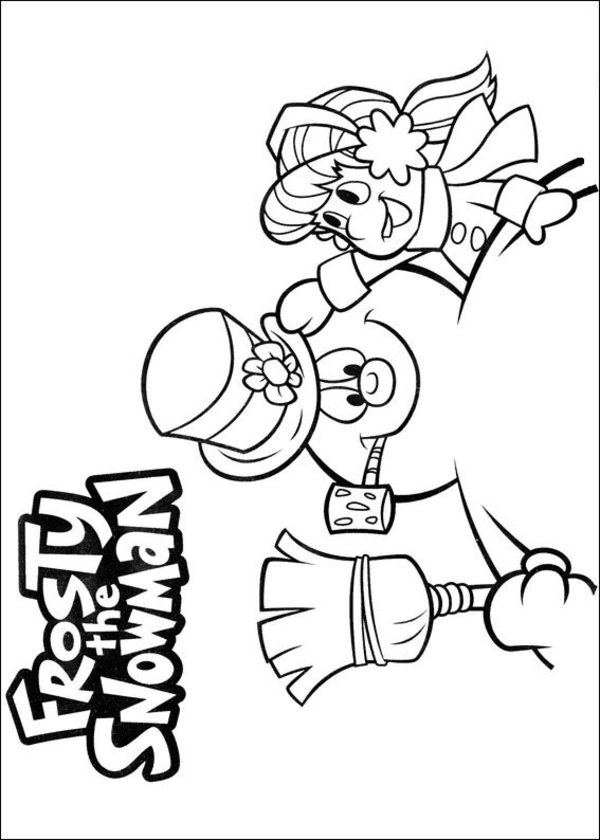 Free Printable Frosty the Snowman Coloring Pages Best Coloring Pages