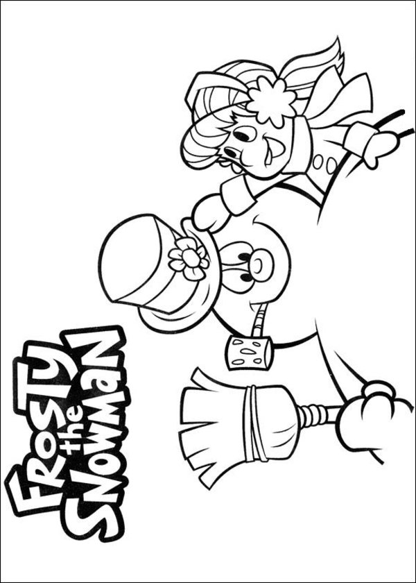 Free Printable Frosty the Snowman Coloring Pages - Best Coloring Pages